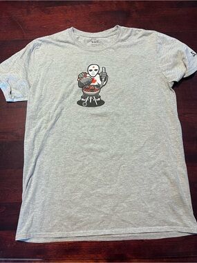 5.11 Tactical Heather Gray Short Sleeve Tee with Grill Graphic